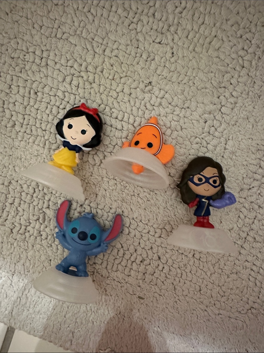 Set of 4 Disney 100 Happy Meal Toys